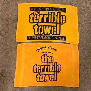 2 Terrible Towels Pittsburgh Steelers